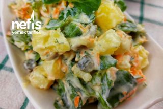 Soslu Patates/Semizotu Salatası Tarifi