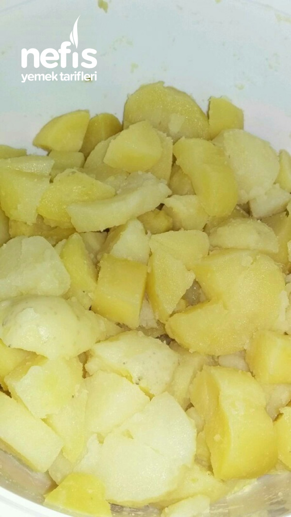haşlanmış patates kavurması