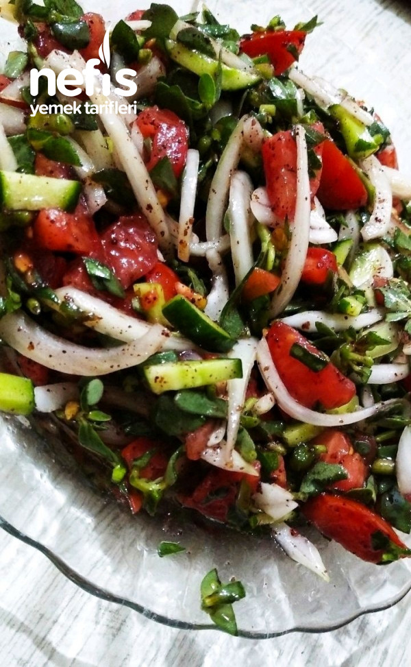 Semizotu Salatası (Pirpirim Salatası)