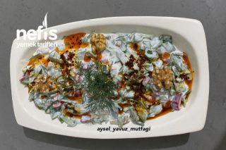 Yoğurtlu Cevizli Semizotu Salatası Tarifi