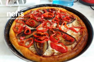 Patlıcanlı Vejeteryan Pizza Tarifi