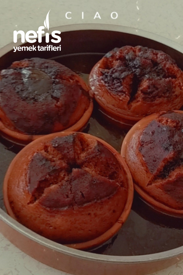 Tencerede Bitter Çikolatalı Sufle