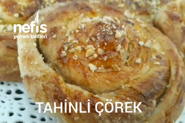 Tel Tel Ayrılan Tahinli Çörek Tarifi(Videolu)