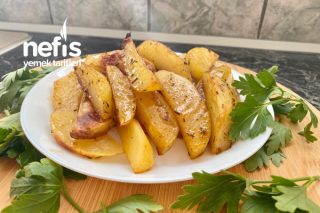 Fırında Baharatlı Elma Dilimli Patates(Videolu) Tarifi