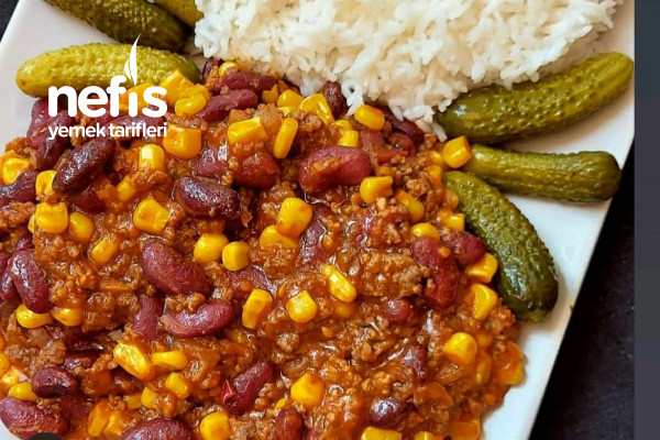 Chili Con Carne (Meksika Fasulyesi) Tarifi