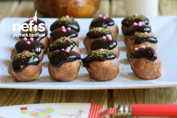 Elmalı Profiterol (Videolu)