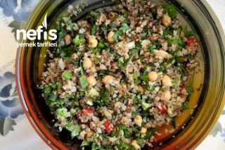 Kinoalı Karabuğday Salatası Tarifi