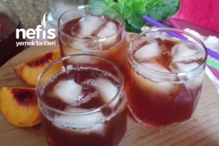 Sıcak Havalara Karşı Soğuk Çay Şeftalili Soğuk Çay Ice Tea (Videolu) Tarifi