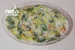 Kabaklı Semizotu Salatası Tarifi