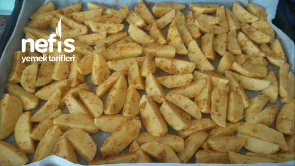 Fırında Mısır Unlu Nefis Patates
