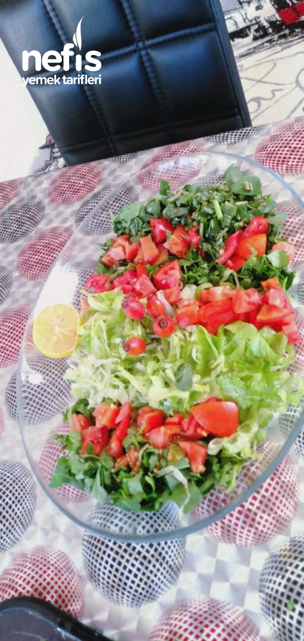 Turp Yapraklı Semizotlu Salata
