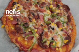 En Kolay Ev Yapımı Pizza Tarifi (Deneyin Bayılacaksınız)
