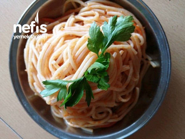 Kabaklı Ve Havuçlu Spaghetti