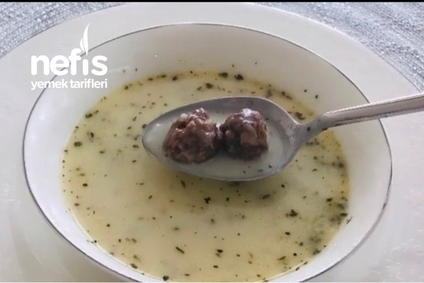 Köfteli Yoğurt Çorbası ( videolu )