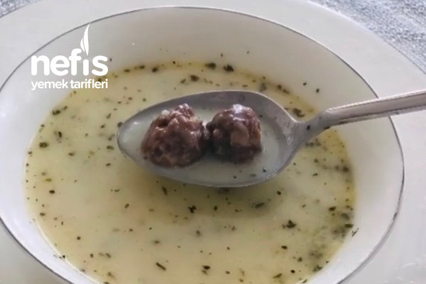 Köfteli Yoğurt Çorbası ( Videolu ) Tarifi