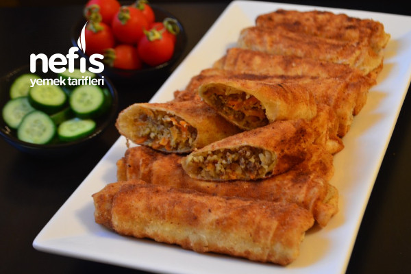 Kesinlikle Denemelisiniz Kıymalı Bulgurlu Cevizli Börek