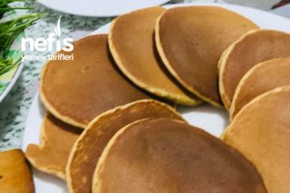 Tam Buğday Unlu ,Bol Yumurtalı Leziz Pancake Tarifi