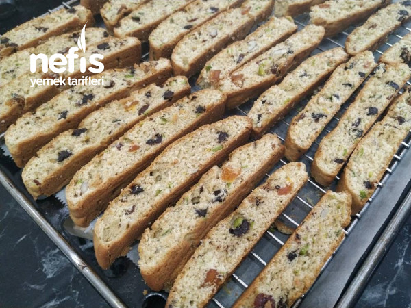 Teremyağlı Biscotti Kurabiyesi