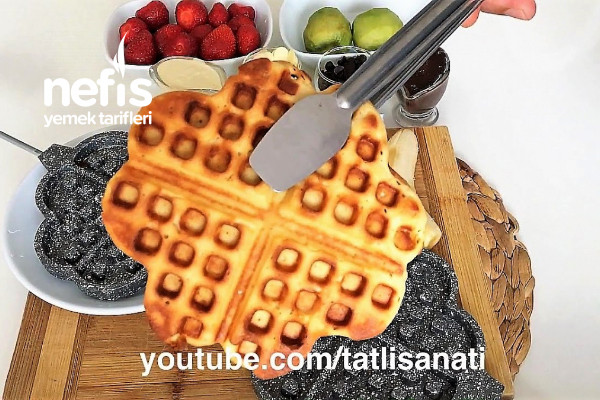 Bu Tarif Tam Garantili Tavada Pamuk Waffle Tarifi(Videolu)
