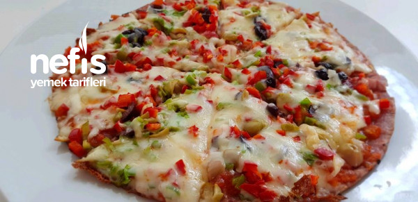 Lavaş Ekmeğinden Pizza