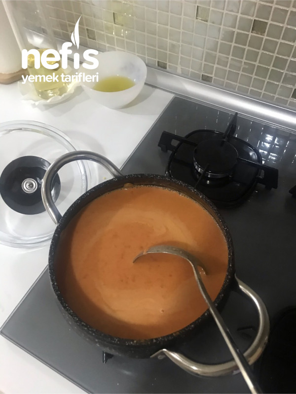 Kremalı Domates Çorbası (Konserve Domates İle)