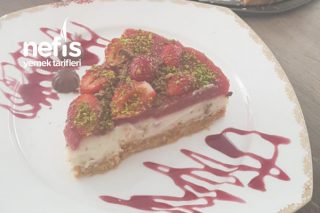 Yalancı Cheesecake (Tatlı Mı Tatlı Çilek İle) Tarifi