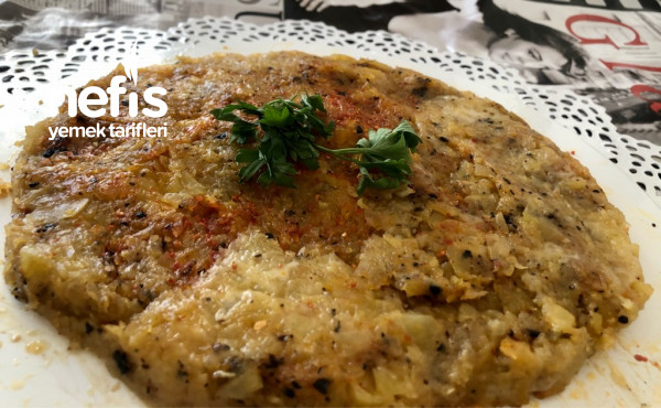 Kaşarlı Patates Omlet