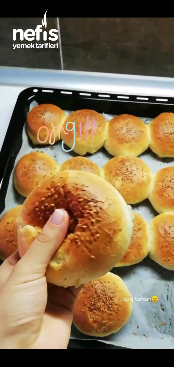Yumuşacık Hamburger Ekmeği