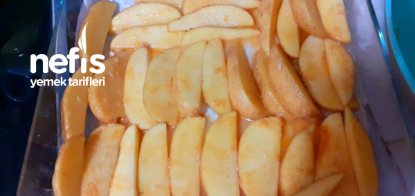 Tereyağlı Elma Dilim Patates(fırında)