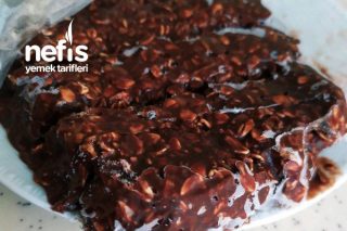 Yulaflı Kakaolu Diyet Mozaik Pasta (Şekersiz Yağsız) Tarifi