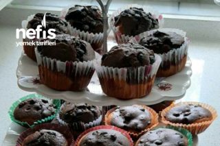 Çikolata Parçacıklı Muffin Kek Tarifi
