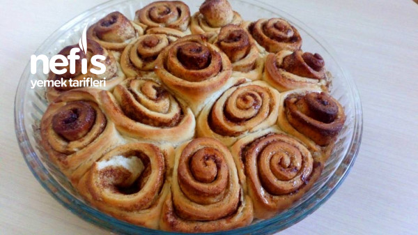 Tarcinli Rulo Çörek (Cinnamon Rolls)