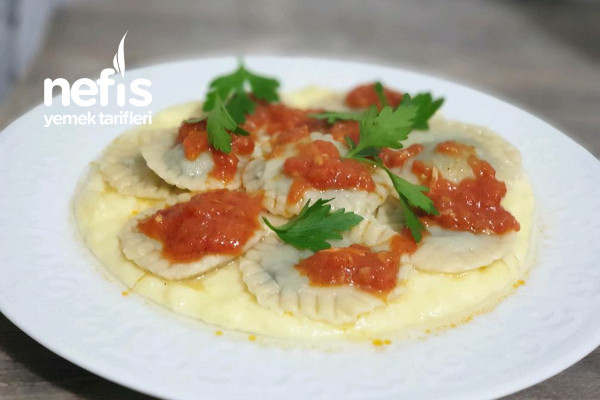 Ispanaklı İtalyan Mantısı (Ravioli)