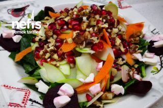 Ispanak Salatası Tarifi - Kış Salatası (Videolu)