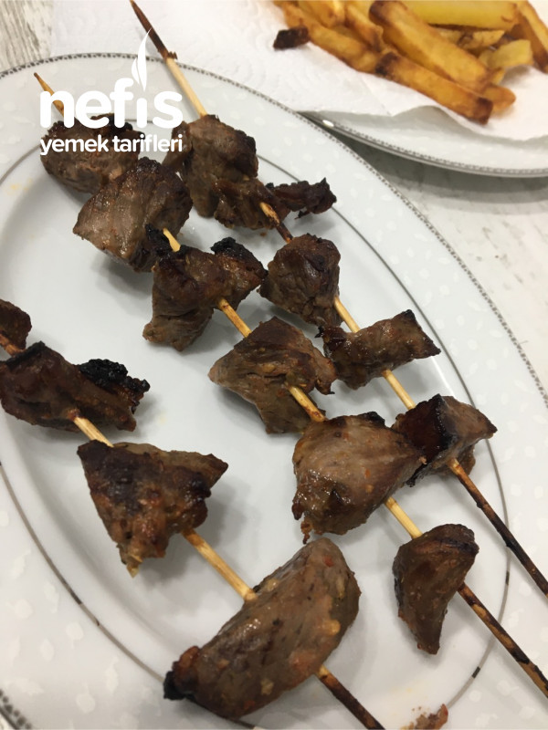 Mangal Tadında Çöp Şiş Dana Kuşbaşı