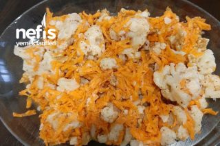 Karnabahar Salatası Portakal Sulu Ve Cevizli Tarifi