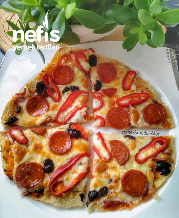 5 Dk Da Bazlamadan Nefis Pizza