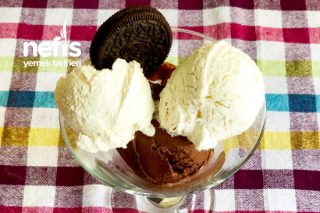 Çikolatalı Dondurma, Vanilyalı Dondurma 3 Malzeme İle (Makine Yok) Gerçek Dondurma (Videolu) Tarifi