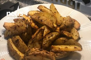 Fırında Baharatlı Elma Dilim Patates Tarifi