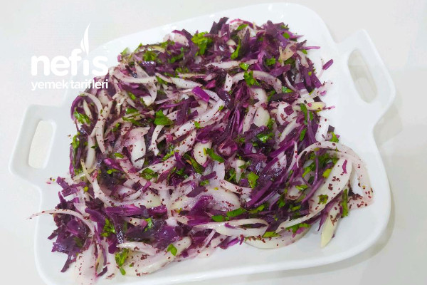 Mor Lahanalı Soğan Salatası