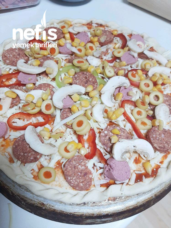Dominos Pizza Süperos Karışık Pizza İtalyan Pizzası