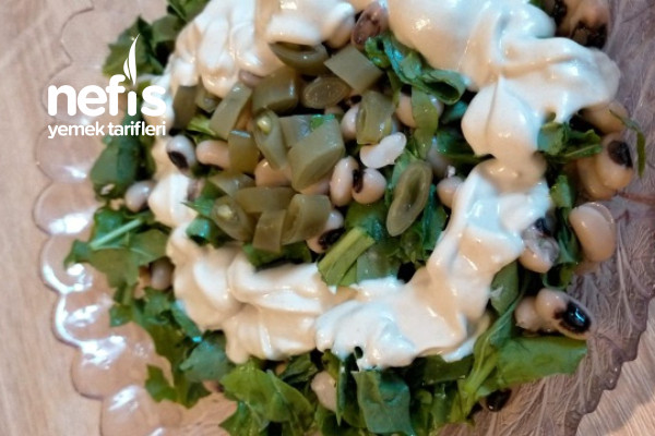 Rokalı Börülce Salatası Meze Vegan Tarifi