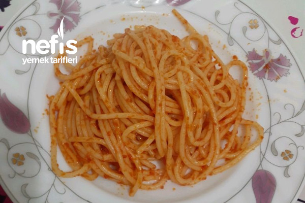 Salçalı Spagetti Tarifi