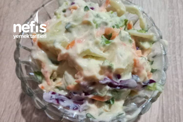 Hardal Soslu Patates Salatası