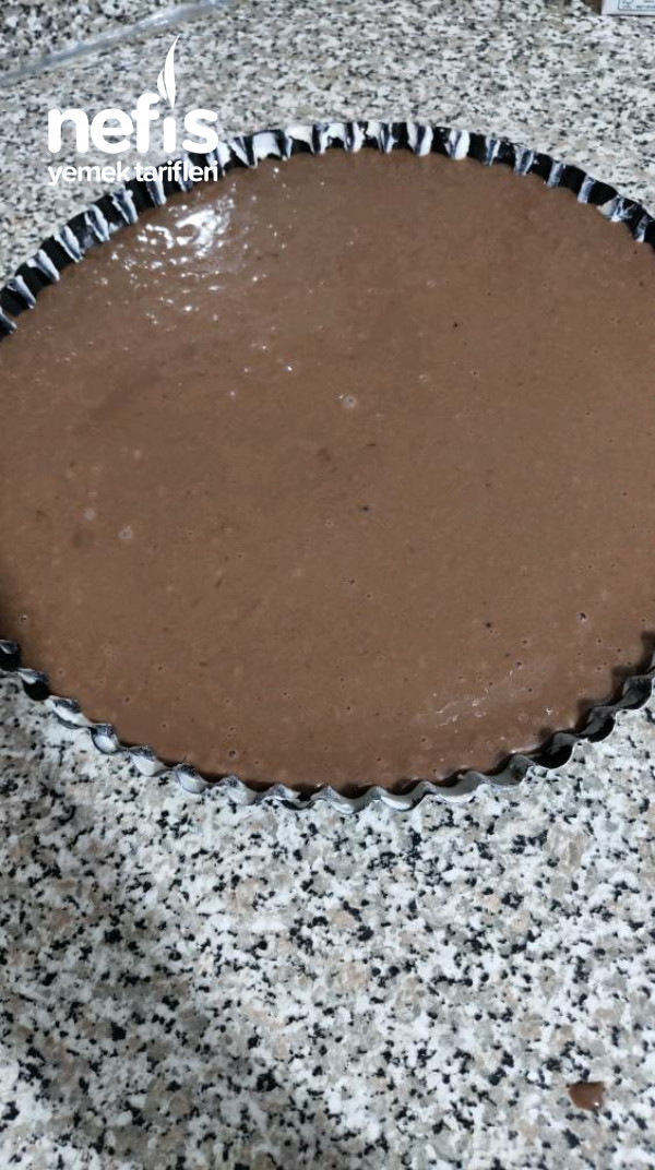 Çikolata Soslu Tart Pasta