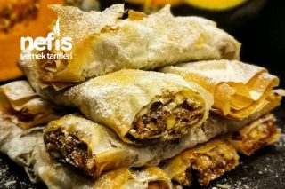 Balkabaklı Cevizli Tarçınlı Börek-Avrupa Kış Böreği (Videolu) Tarifi