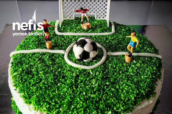 Futbol Sahası Pasta (Doğum Günü Pastası)
