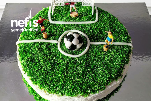 Futbol Sahası Pasta (Doğum Günü Pastası)