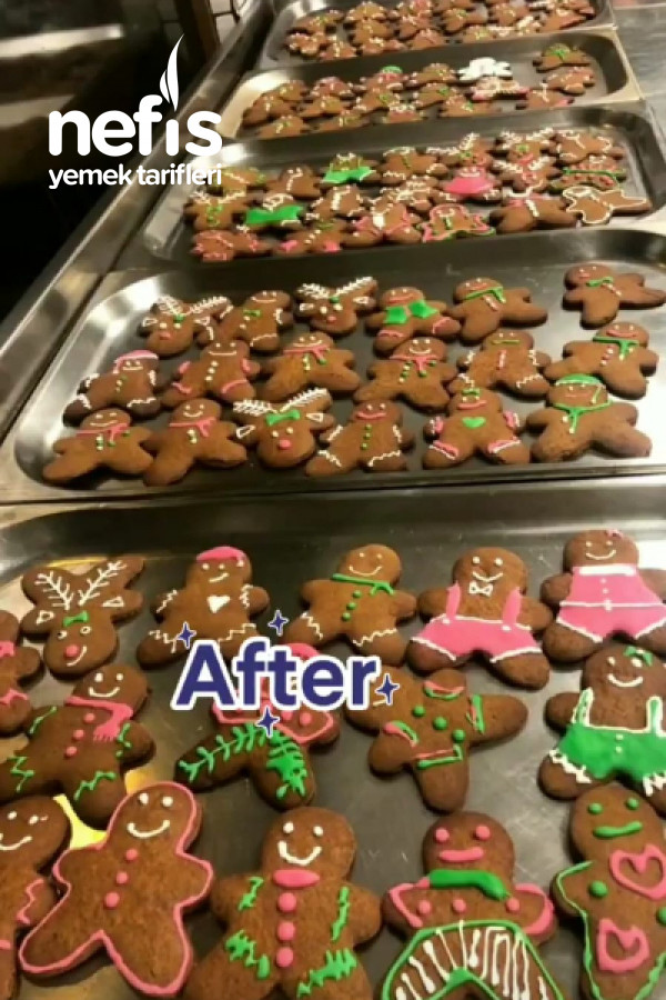Gingerbread Cookie (Klasik Yılbaşı Kurabiyesi)