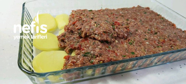 Patatesli Tepsi Kebabı